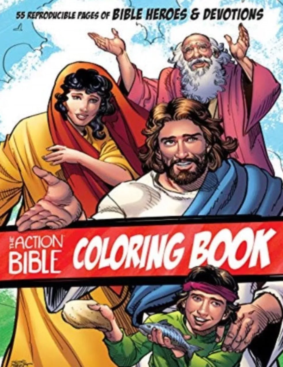 Action Bible Coloring Book, The