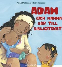 Adam och mamma går till biblioteket