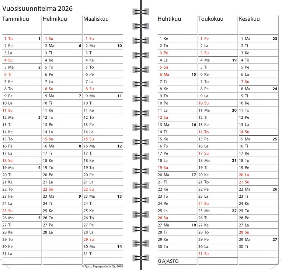 Agenda, ruusukulta 2026