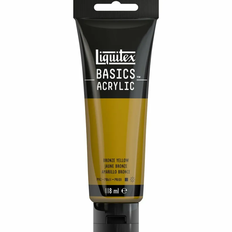 Akryyliväri 118ml 530 Bronze yellow Liquitex Basics Acrylic