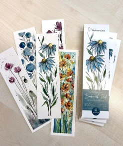 Akvarellilehtiö kirjanmerkki 15kpl