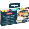 Akvarellimuste 12 kpl Derwent Inktense Pan