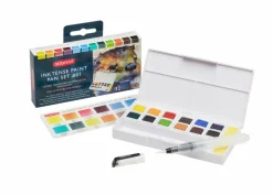 Akvarellimuste 12 kpl Derwent Inktense Pan