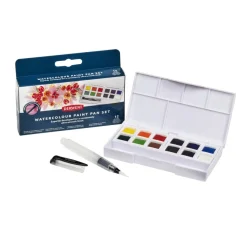 Akvarelliväri 12 kpl Derwent Watercolour Paint pan Set