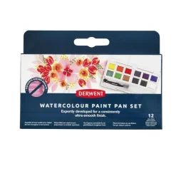 Akvarelliväri 12 kpl Derwent Watercolour Paint pan Set