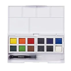 Akvarelliväri 12 kpl Derwent Watercolour Paint pan Set