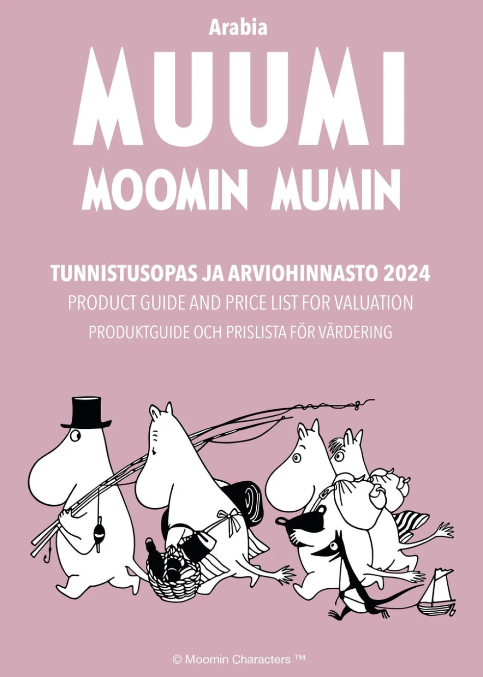 Arabia Muumi: tunnistusopas ja arviohinnasto 2024