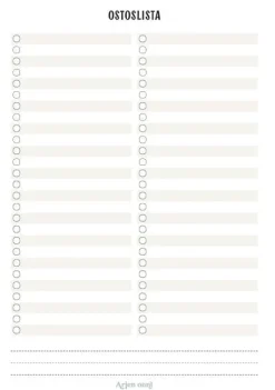 Arjen onni Ruokasuunnitelmat