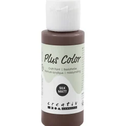 Askartelumaali 60ml ruskea Plus Color