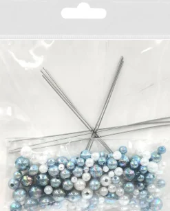 Askartelupakkaus Lumihiutale 3 kpl sinivalkoinen