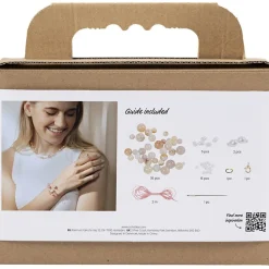 Askartelupakkaus kaulakoru ja rannekoru pinkki