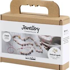 Askartelupakkaus kaulakoru ja rannekoru pinkki