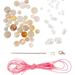 Askartelupakkaus kaulakoru ja rannekoru pinkki