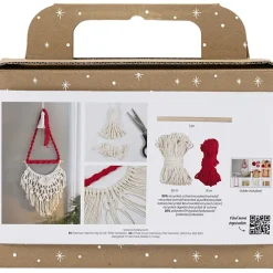 Askartelupakkaus Makramee joulupukki