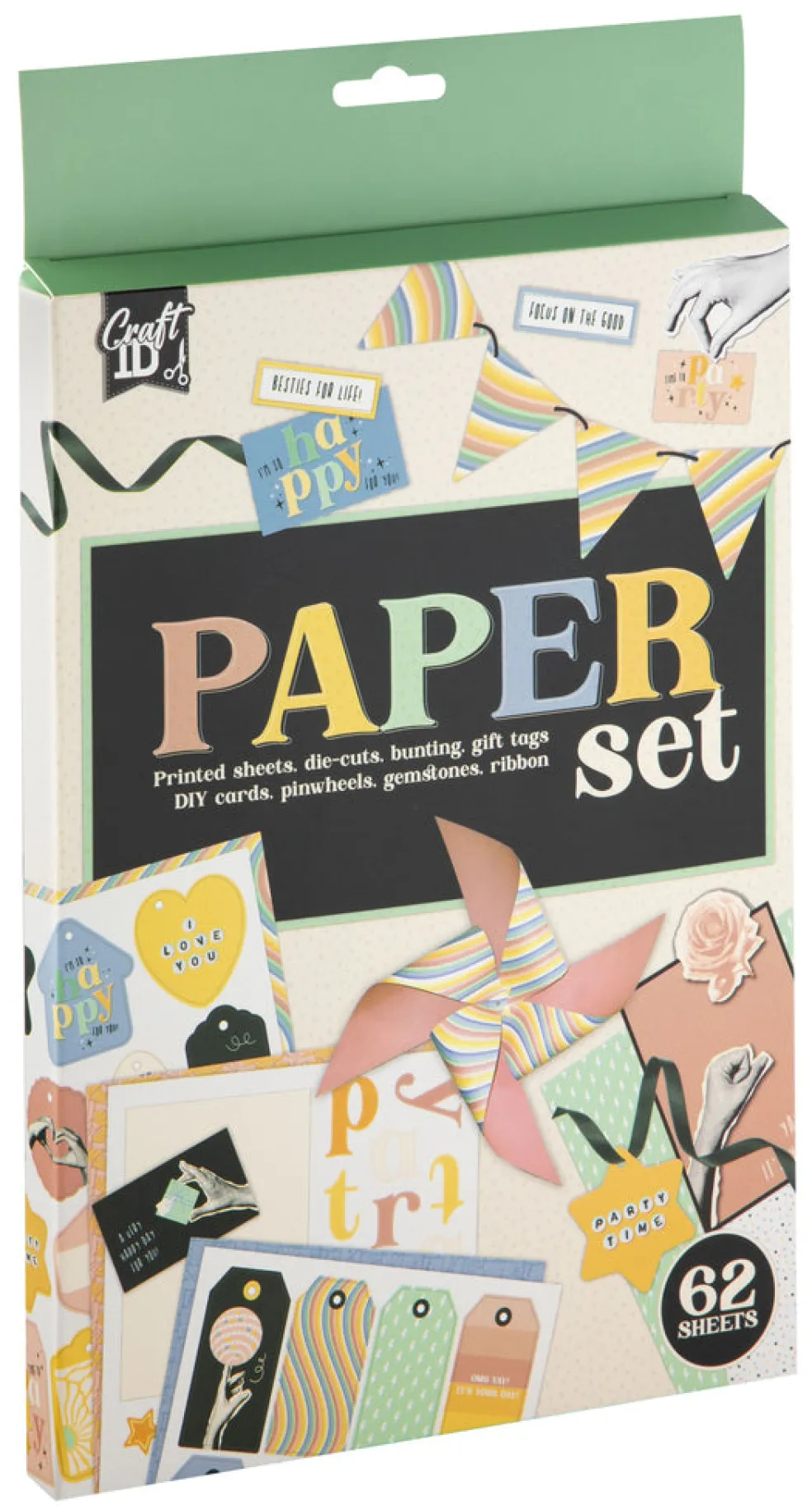 Askartelupaperipakkaus A4/62 arkkia