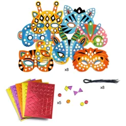 Askartelusetti eläinnaamiot Djeco