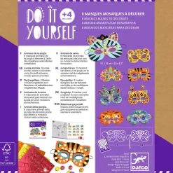 Askartelusetti eläinnaamiot Djeco