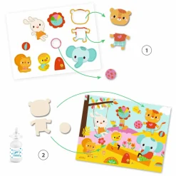 Askartelusetti kollaasi minun päiväni Djeco