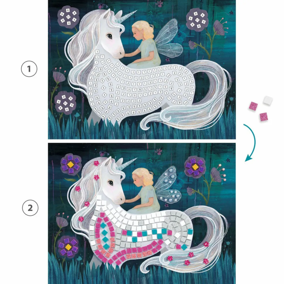 Askartelusetti mosaikkiitarrat taikamaailma Djeco