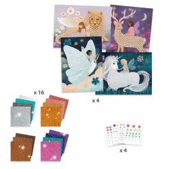 Askartelusetti mosaikkiitarrat taikamaailma Djeco