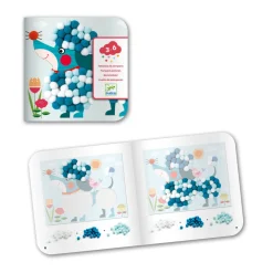 Askartelusetti pompom-pennut Djeco