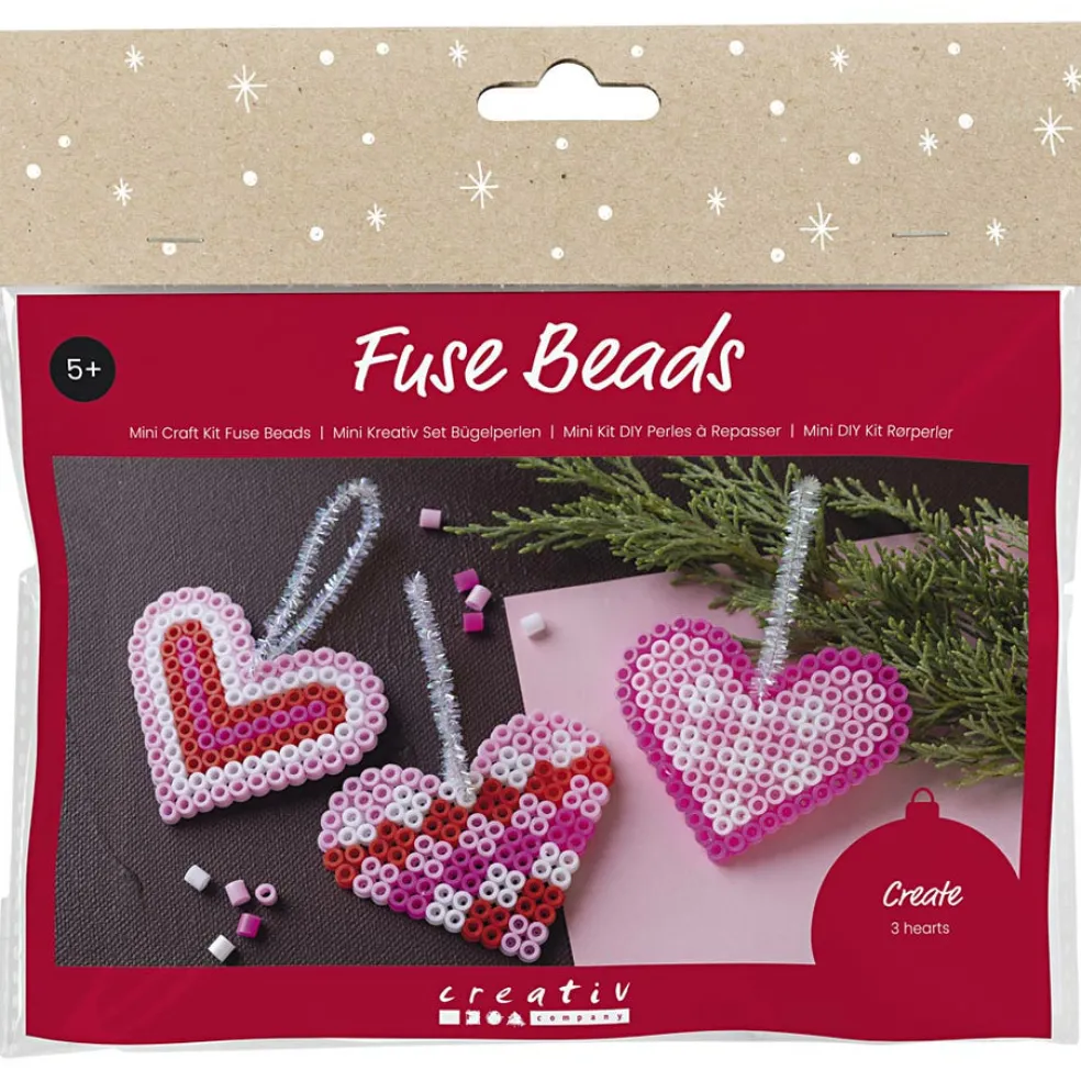 Askartelusetti Putkihelmisydämet