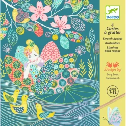 Askartelusetti raaputuskuvat lammikko Djeco