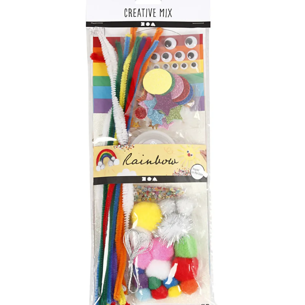 Askartelusetti sateenkaari