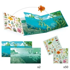 Askartelusetti siirtokuvat meri Djeco