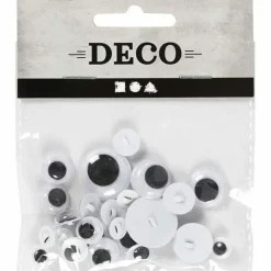 Askartelusilmät 24 kpl, koko 8-20 mm