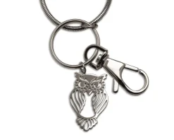 Avainkaulanauha Classic Pöllö teräs