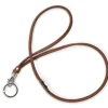 Avainkaulanauha Miiko ruskea hirvennahkaa pituus n. 47 cm