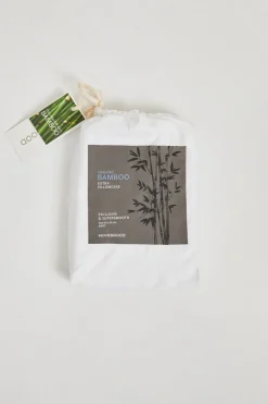 Bamboo Tyynyliina Movesgood Valkoinen 2 kpl