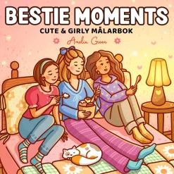 Bestie Moments. Cute & Girly målarbok