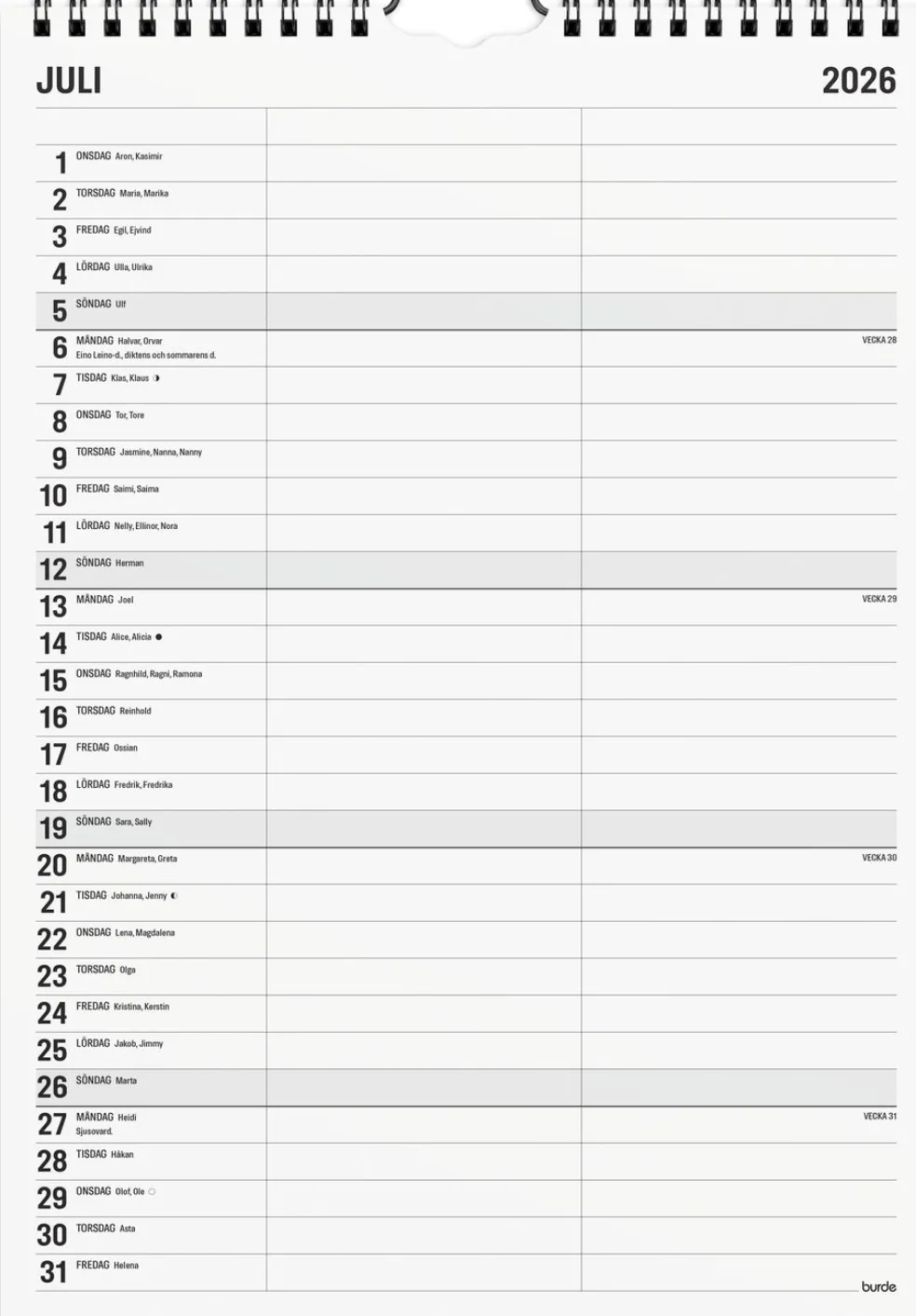 Black and white 2 kolumner 2026