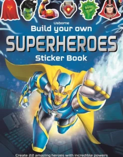 Build Your Own Superheroes Sticker Book