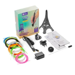 3D kynä 3Doodler FLOW + 8 filamenttirullaa
