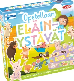 Eläinystävät Opetellaan-peli