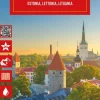 Estonia, Latvia, Lithuania - Marco Polo Road map