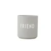 Favourite cup Friend, Design Letters harmaa