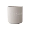 Favourite Cup Let It Snow Design Letters, beige