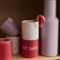 Favourite Cup Let It Snow Design Letters, beige