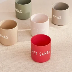 Favourite Cup Let It Snow Design Letters, beige