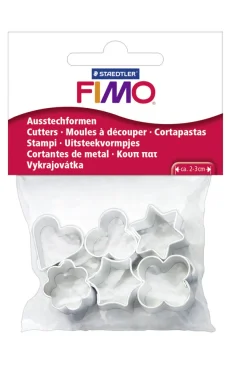 Fimo Muovailustanssit metallia 2cm