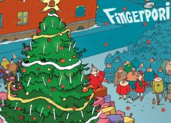 Fingerpori adventtikalenteri Suuren kuusen ympärillä