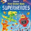 First Sticker Book Superheroes