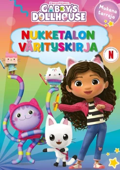 Gabby’s Dollhouse Nukketalon värityskirja