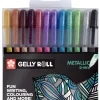 Geelikynä 12 kpl Metallic Sakura Gelly Roll