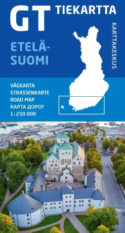GT tiekartta Etelä-Suomi, 1:250 000
