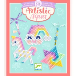 Helmiaskartelusetti sateenkaari Artistic Aqua Djeco
